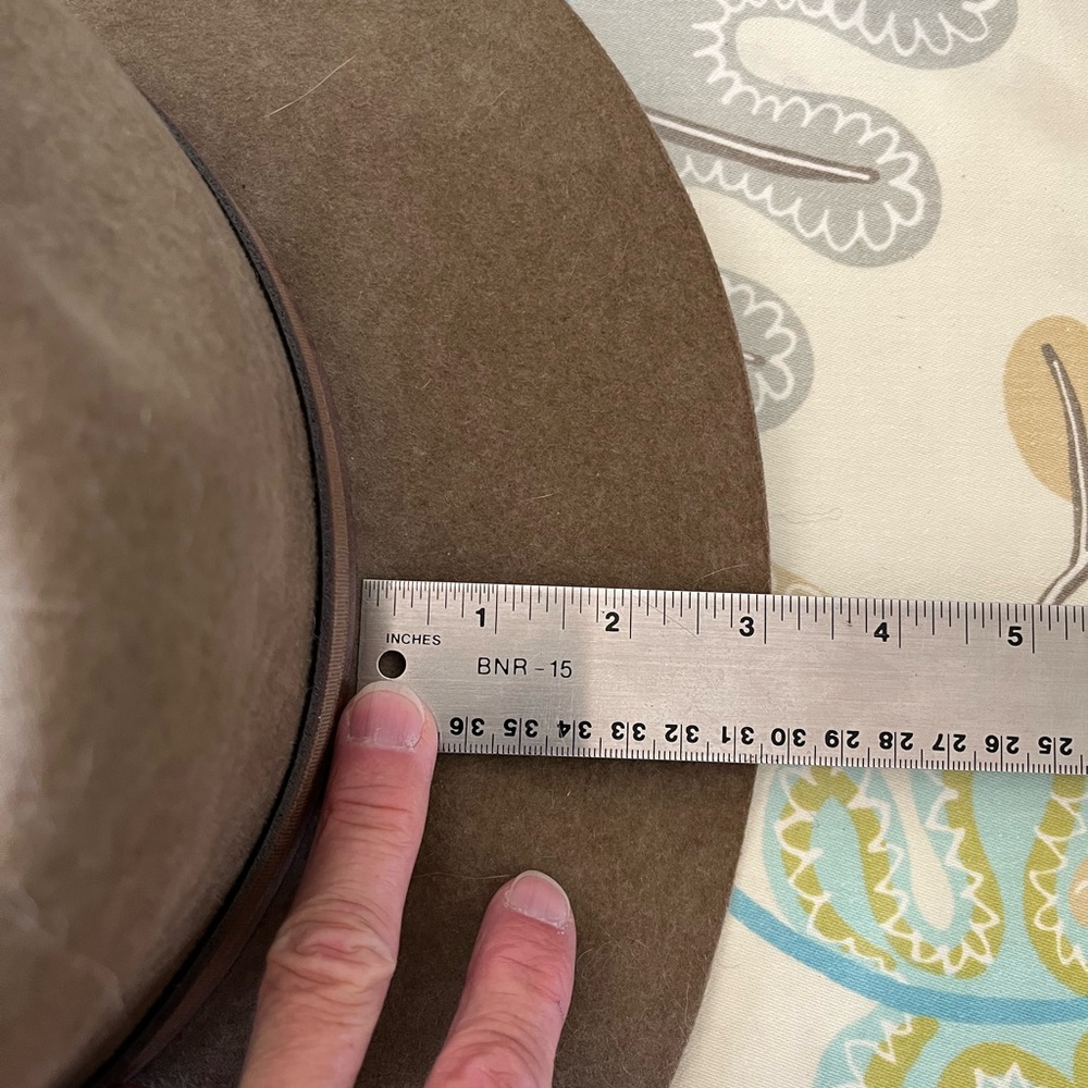 Vintage Beaver Brand Hat. Since 1860. Cowboy/girl hat, American made, fur blend. - Picture 15 of 16